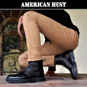 Botines Cuero Labrado