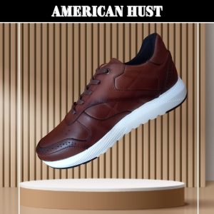 Zapatilla Cuero Cafe Oscuro