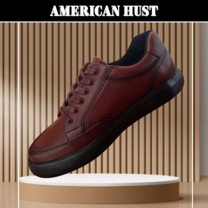 Zapatillas de Cuero Cafe