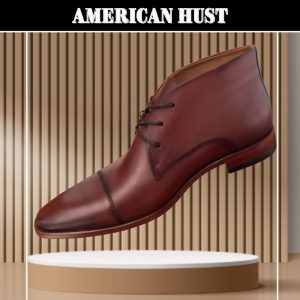Botin Cuero Caoba