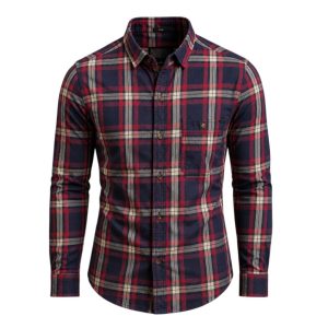 Camisa Franela Roja Cuadros