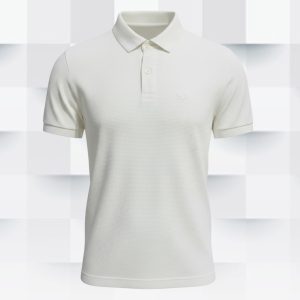 Camiseta Blanca Texturizada (Puntos)