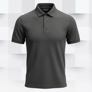 Camiseta Negra Texturizada (Puntos)