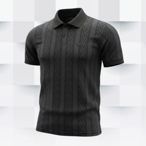 Camiseta con Cuello Ploma Textura