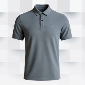 Camiseta Gris Texturizada (Puntos)